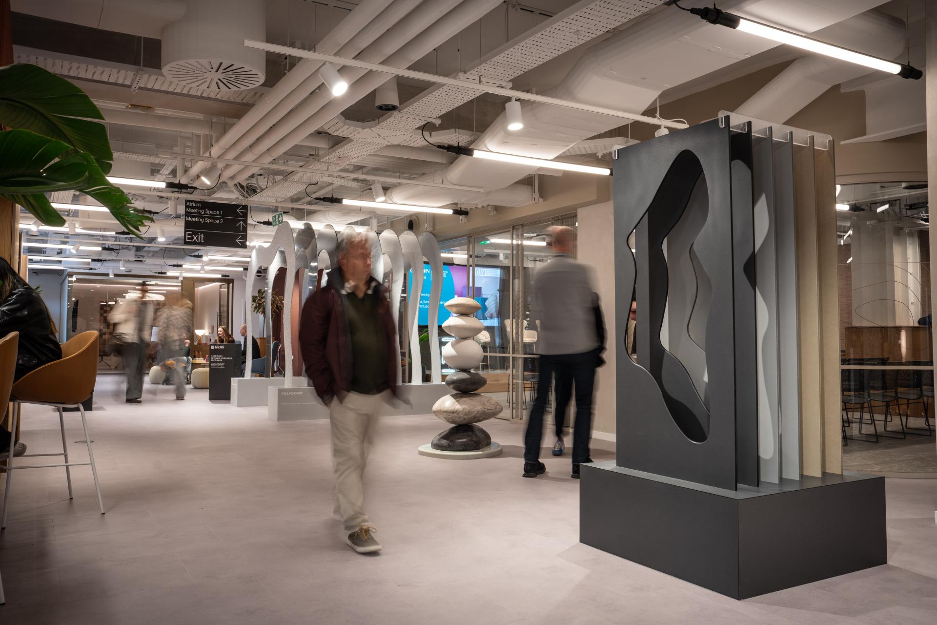 Materials Revived, Surfaces Reformed: Explore CDUK's sculpture trail at Material Source Studio London.