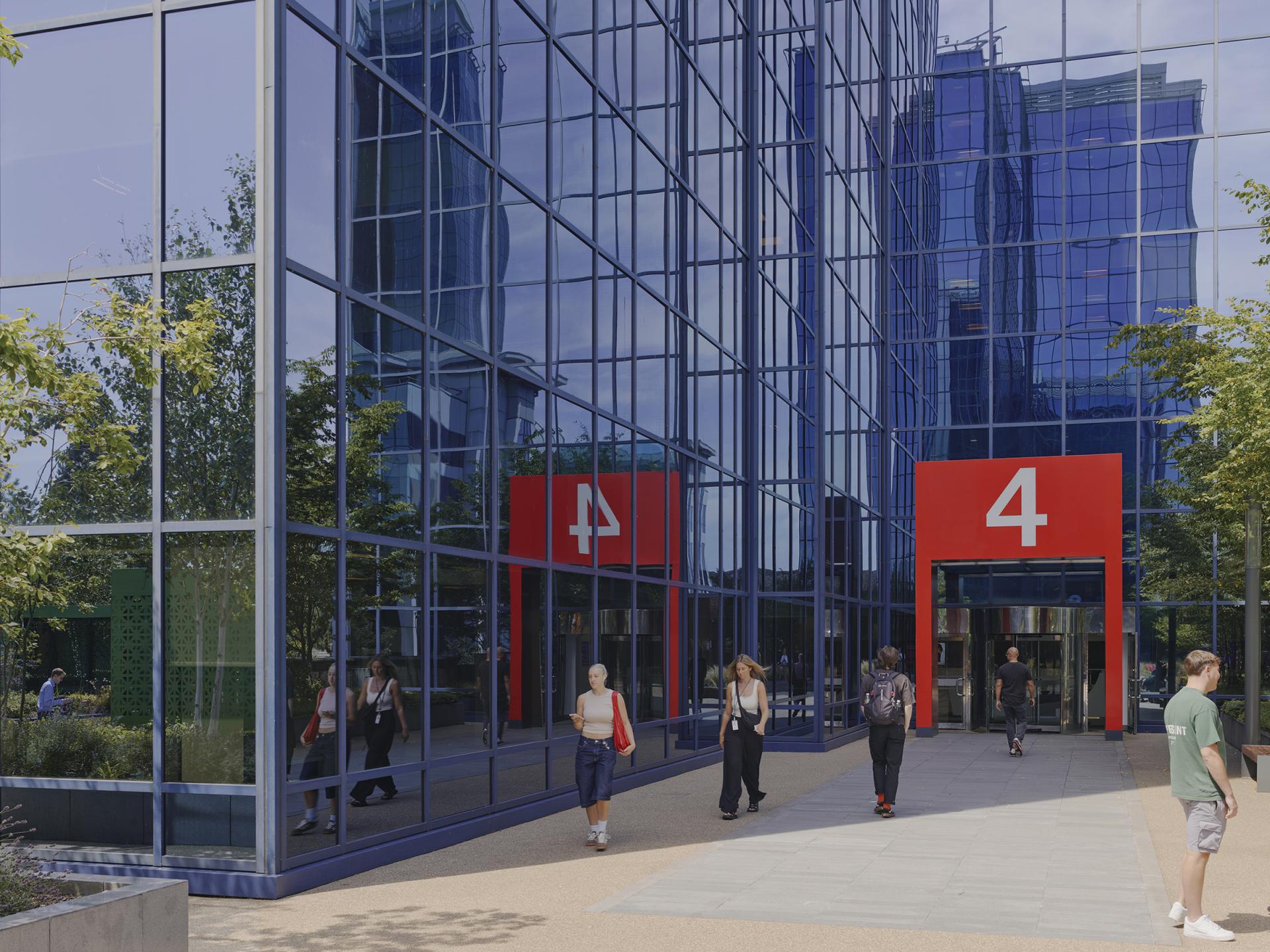 From Landmark to Living Campus: JS+P reimagines campus totems at Exchange Quay.