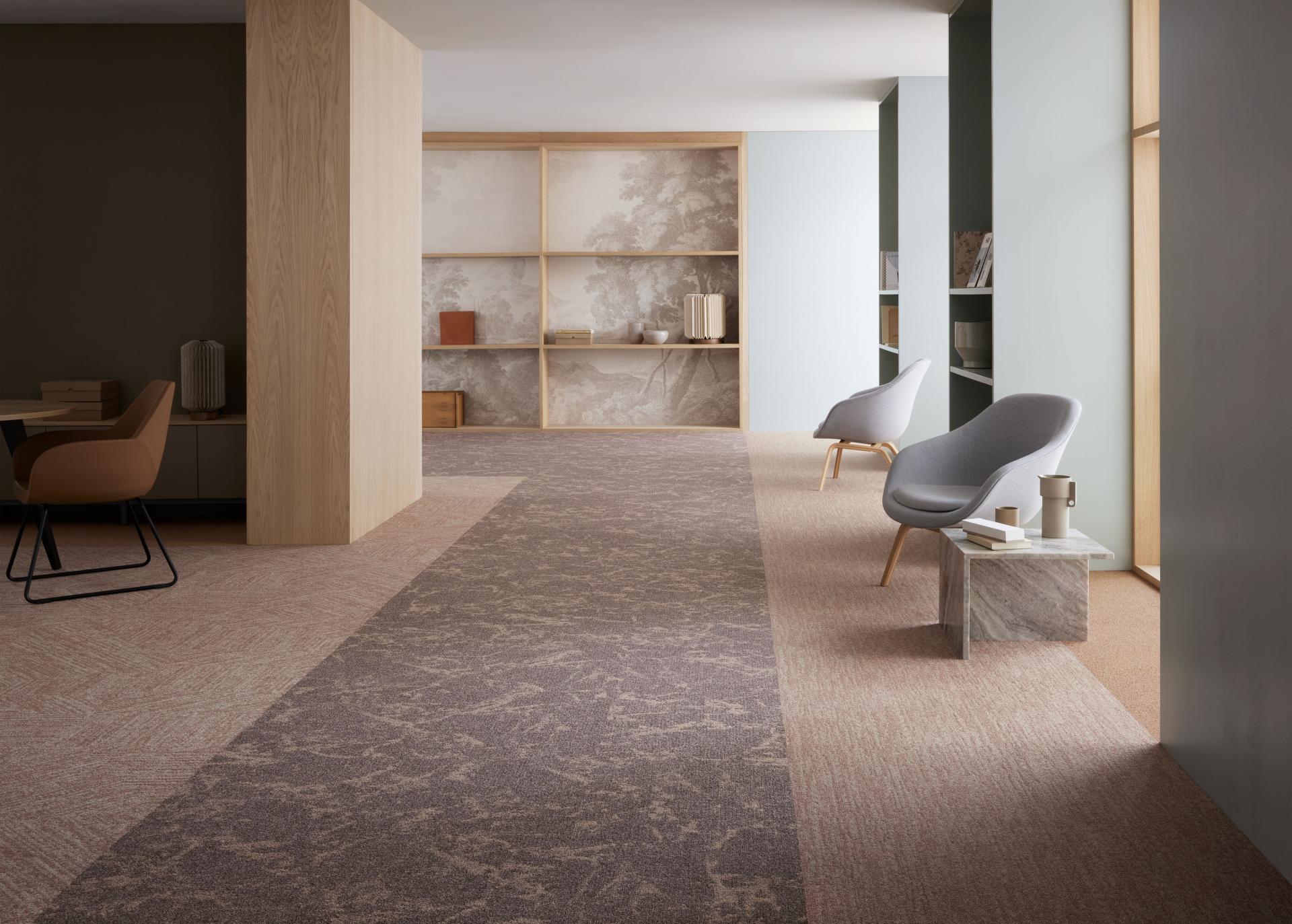 Tessera Tranquillity joins Forbo’s Evolve+ low embodied carbon series. 