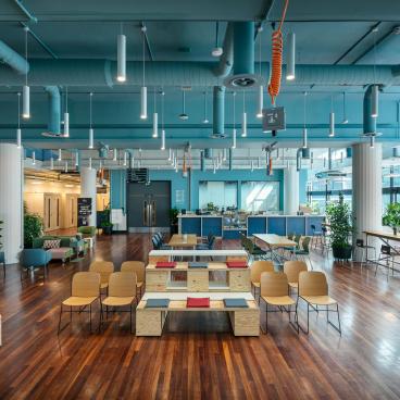 SpaceInvader reimagines Manchester's Renold Building for Bruntwood SciTech.