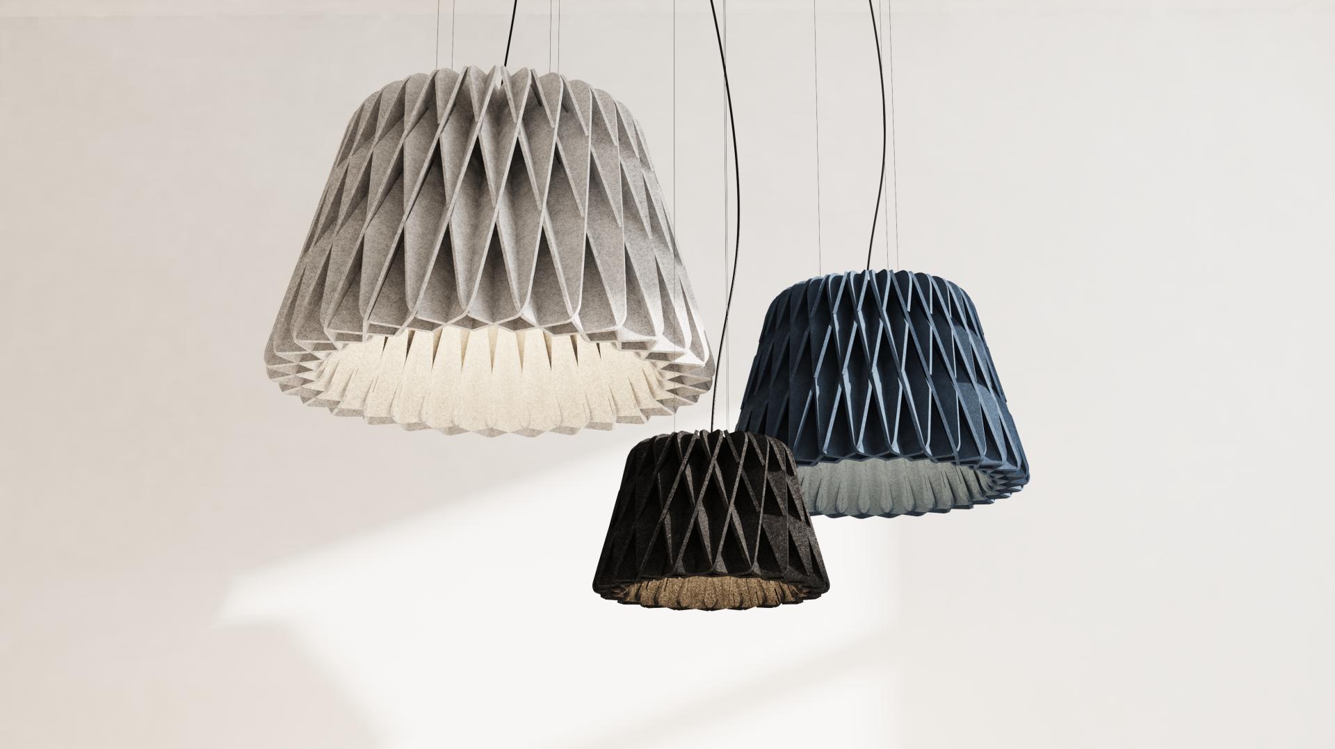 New collections for 2026 from lumenear UK combine aesthetic lighting with acoustics.