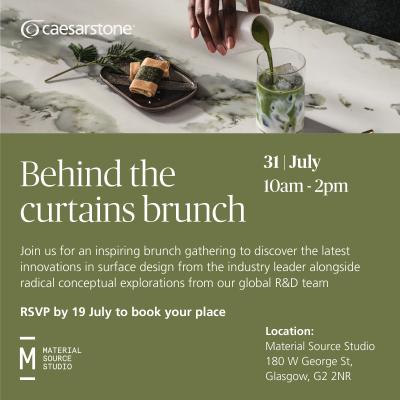 Behind the curtains brunch