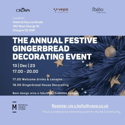 The Annual Festive Gingerbread Decorating Event