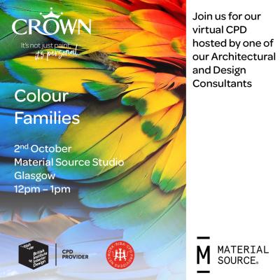 Colour Families CPD with Crown Paints - Glasgow