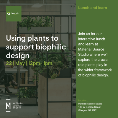 Using plants to support biophilic design