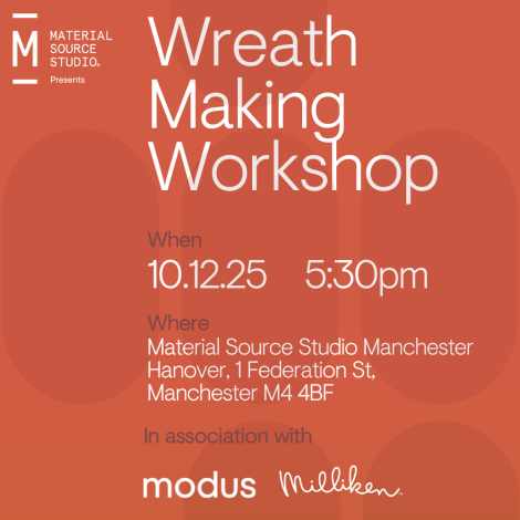 Wreath Making at Material Source Studio (10 December)