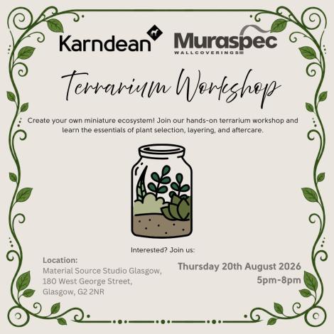 Terrarium Workshop with Karndean