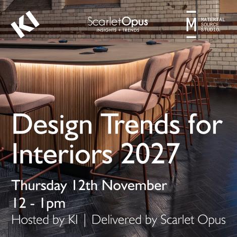 Design Trends for Interiors 2027