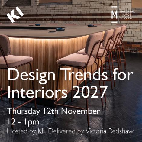 Design Trends for Interiors 2027