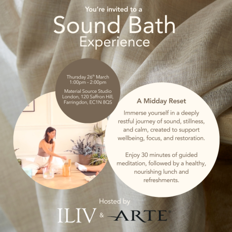 Sound bath experience 