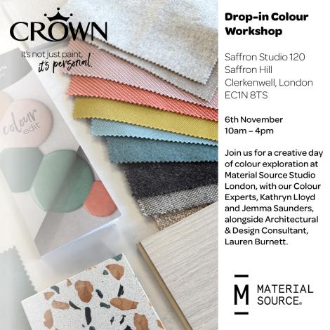Drop-in Colour Workshop with Crown