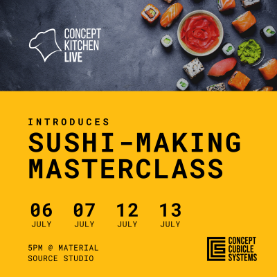 Concept Kitchen Live: Sushi Making Masterclass 