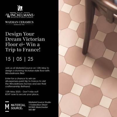 Design a Victorian-style floor with Waxman Ceramics