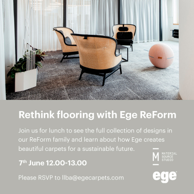 Lunch & learn: Rethink flooring with Ege ReForm