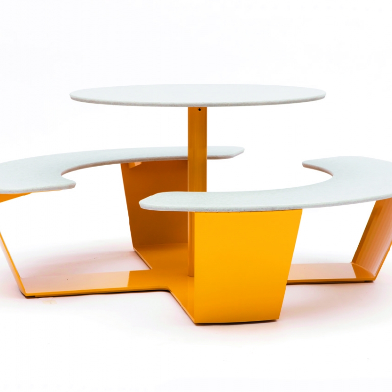 Meta Table by MARK Product using Grey Mist