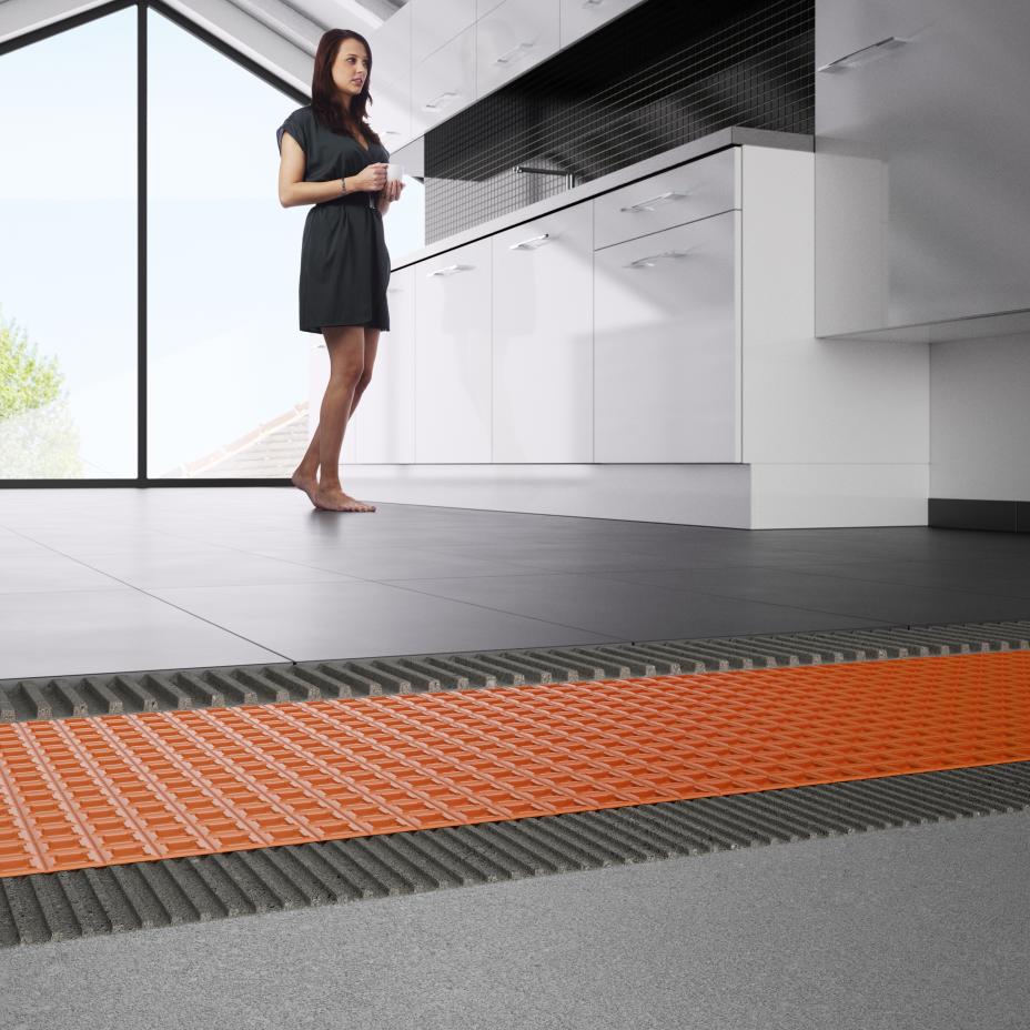 Schlüter-DITRA-HEAT uncoupling membrane