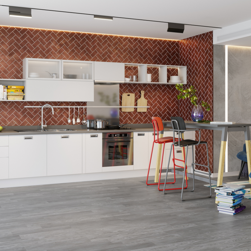 Altro Tegulis™ tile-effect wall panels offer the ideal alternative to traditional tiles